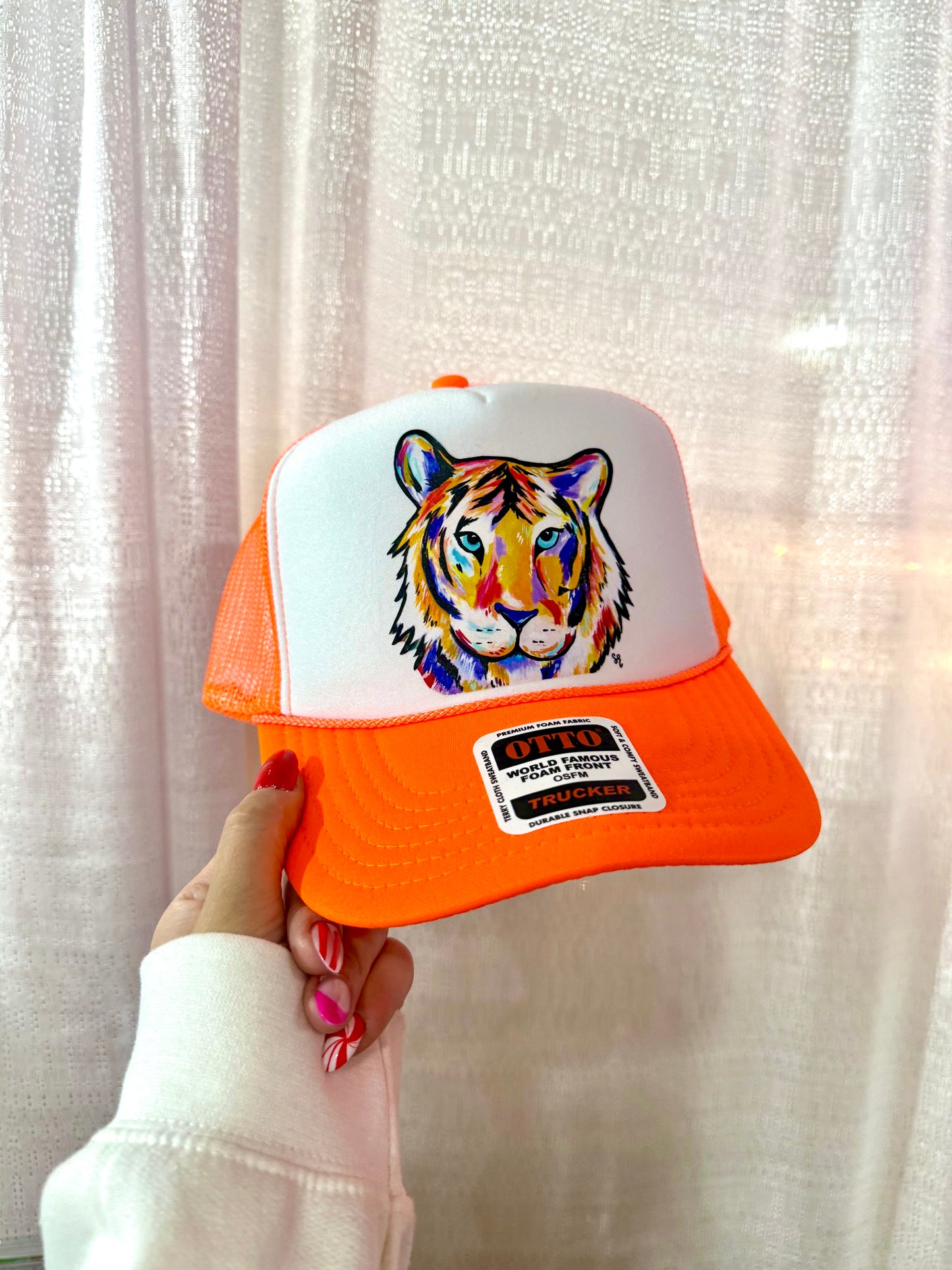 Tiger Stripes Trucker
