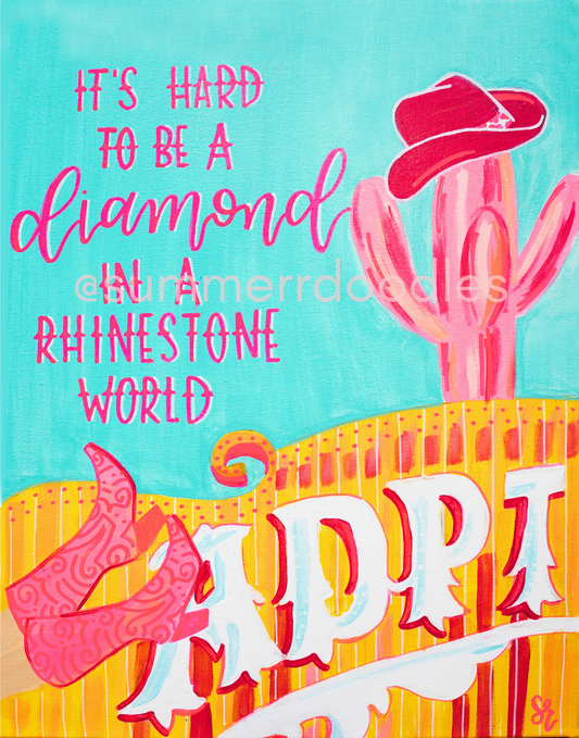 Diamond in a Rhinestone World | Alpha Delta Pi