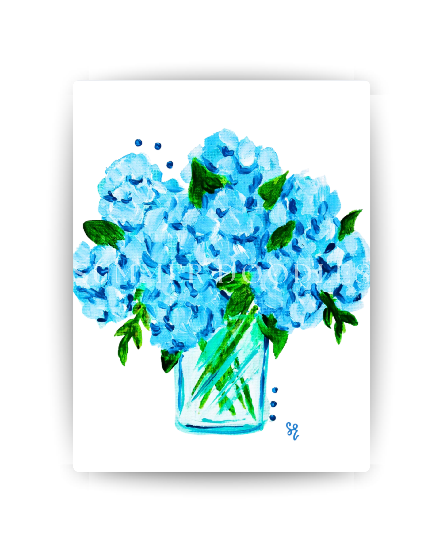 Blue Hydrangeas