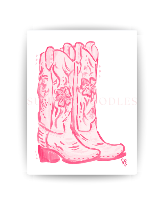 Pink Boots