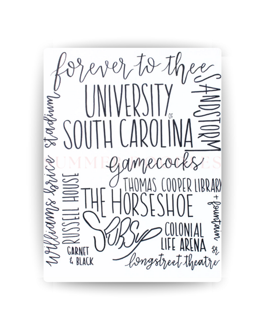 USC in Words
