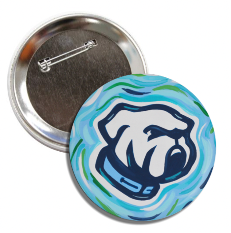 Bulldog Blues Game Day Pin