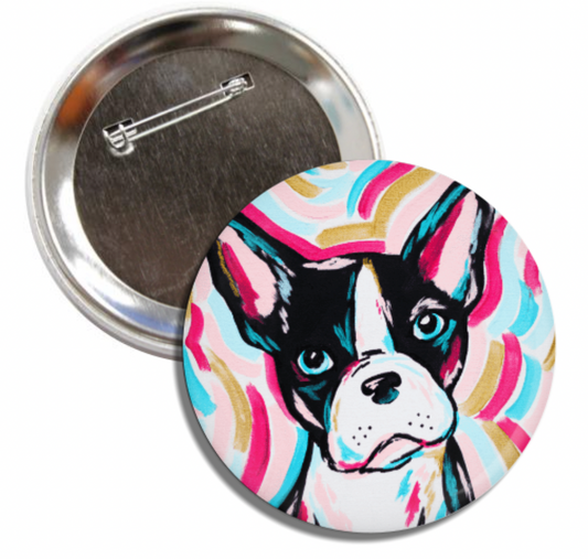Boston Terrier Game Day Pin
