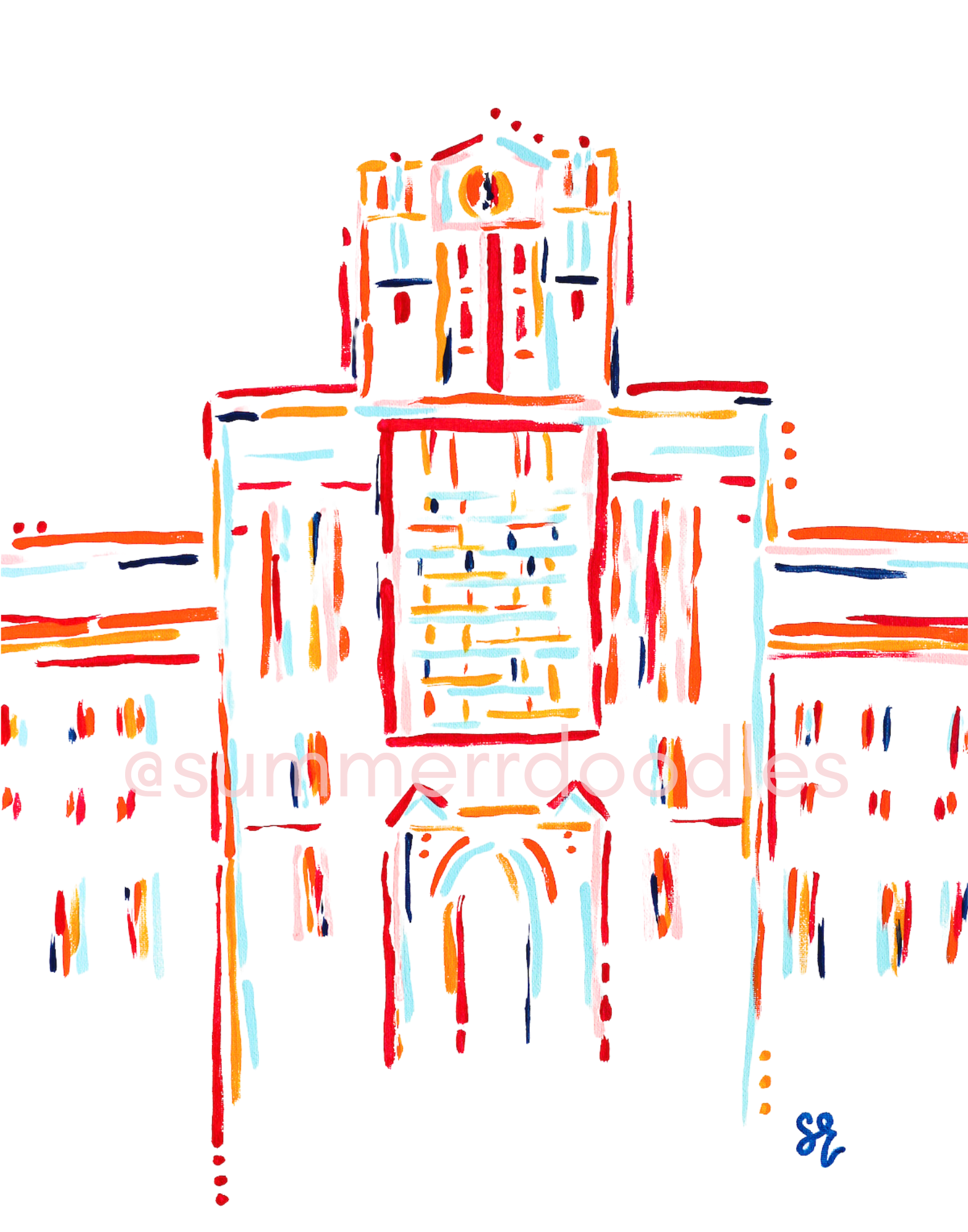 Color Me Ayres Hall – summerdoodles