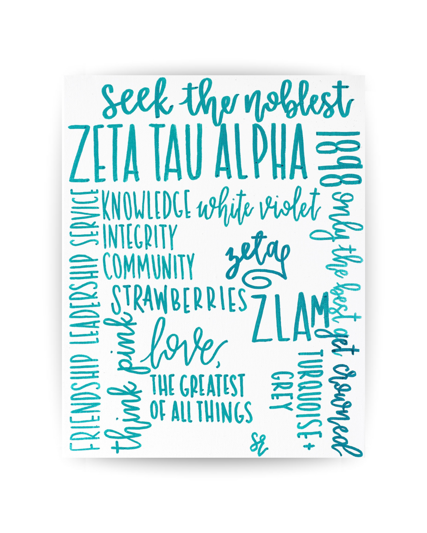 Zeta Tau Alpha in Words