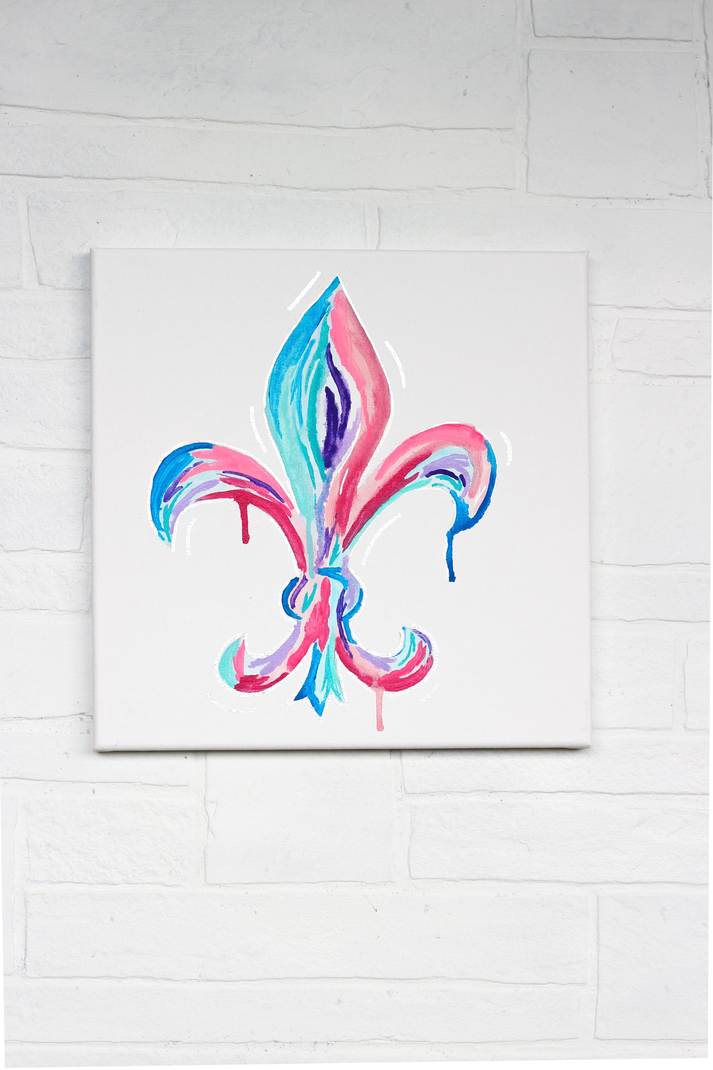 Trippy Drippy Fleur De Lis