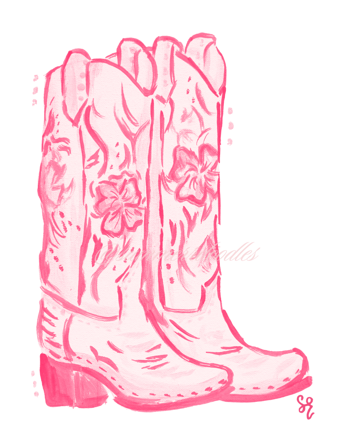 Pink Boots