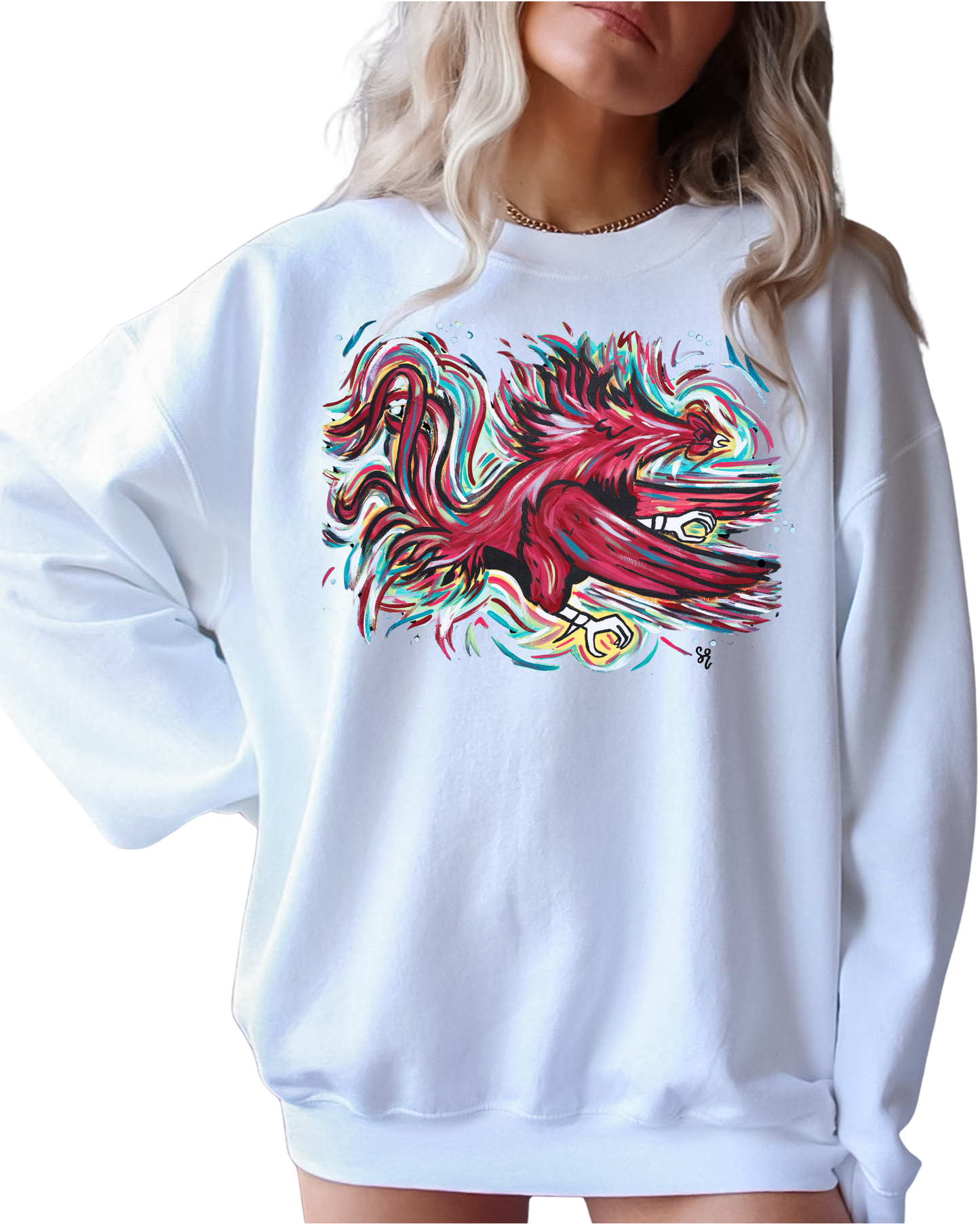 Cocky Feathers Crewneck PREORDER