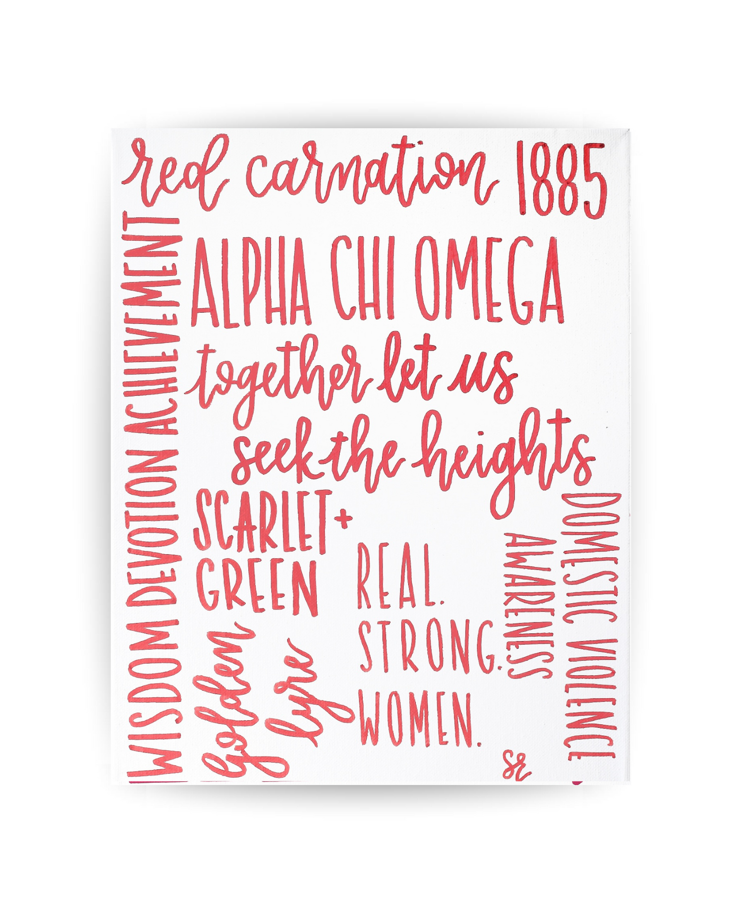Alpha Chi Omega in Words