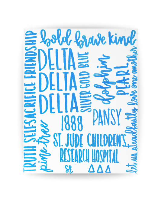 Tri Delta in Words