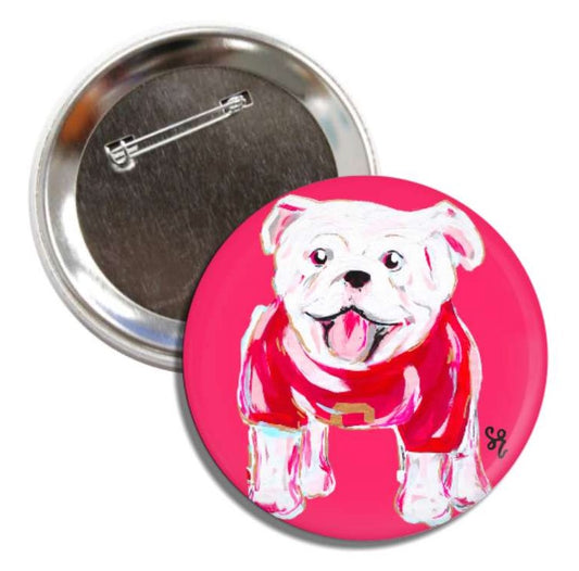Hot Pink Dawgs Game Day Pin