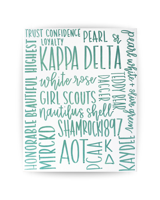Kappa Delta in Words