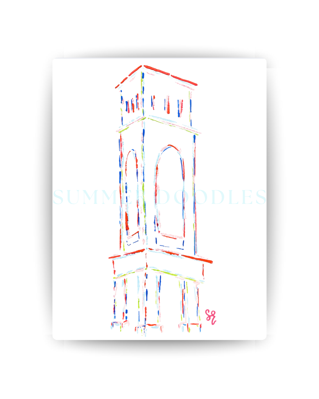 Color Me Peddle Tower