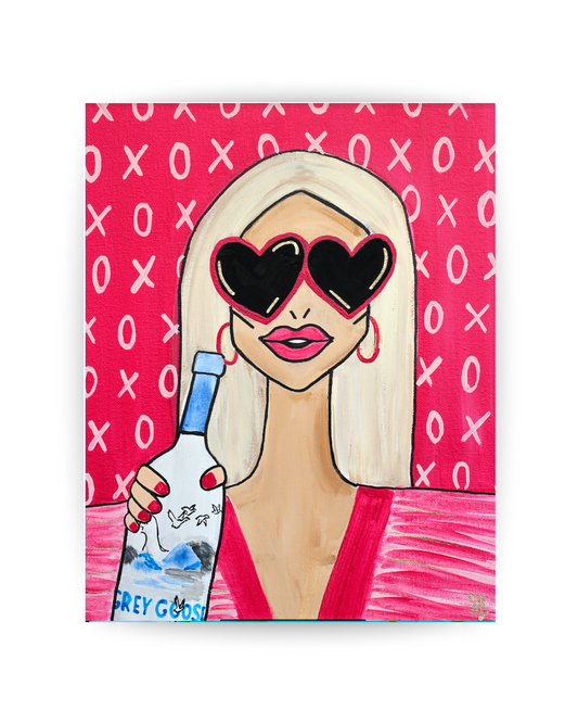 Blonde Grey Goose Party Girl