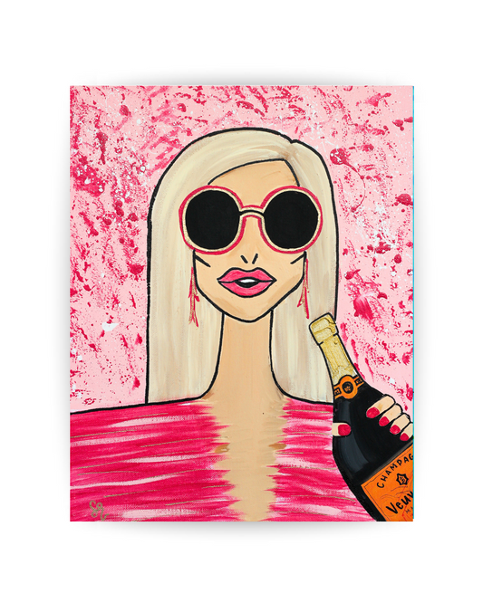 Blonde Veuve Party Girl