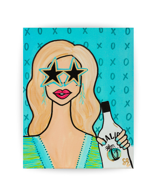 Blonde Malibu Party Girl