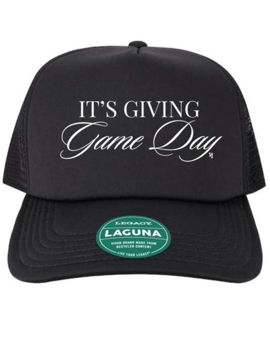 It's Giving Game Day Trucker Hat