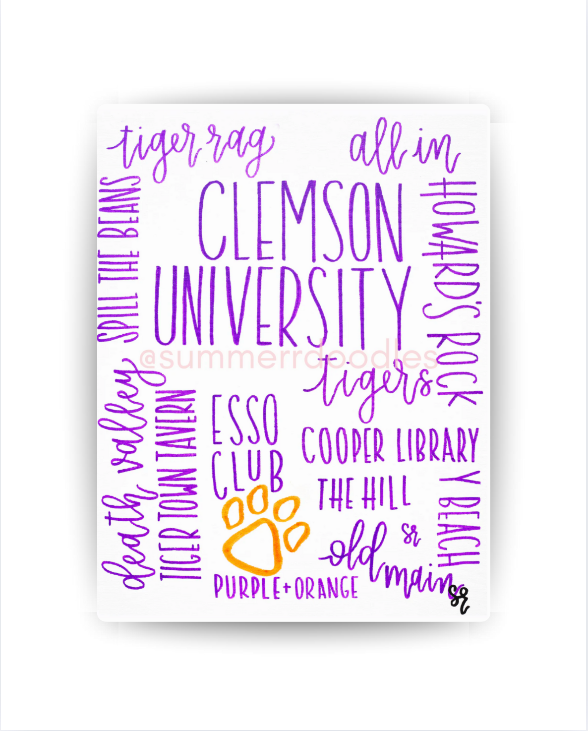 Clemson in Words