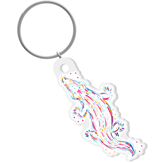 Walking Gator Keychain