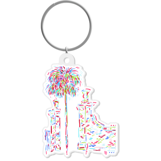 Color Me Horseshoe Keychain