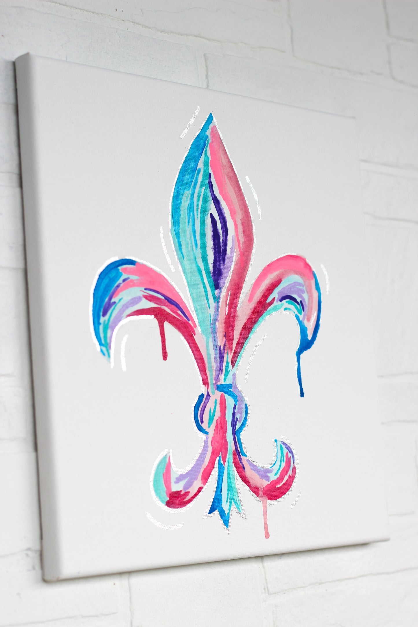 Trippy Drippy Fleur De Lis