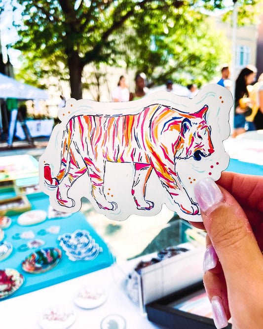 Walking Tiger Magnet