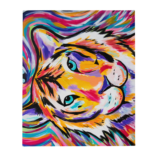 Tiger Stripes Plush Blanket